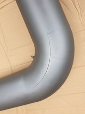 Ofenrohr,Rohrbogen,150 mm mit Reinigungsklappe,silbergrau