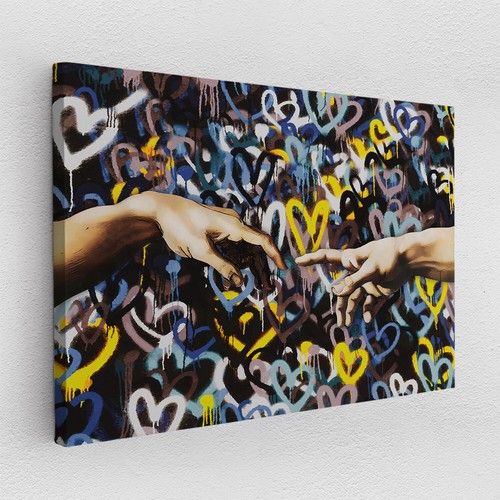 Leinwandbild poster acryl pop - acryl,