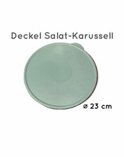 TUPPERWARE Deckel für D226 Salat Karussell Tupper Salatschleuder 3,8L Türkis Neu