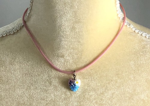 Millefiori glas anhänger - millefiori,