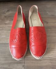 Chanel Espadrilles rot CC