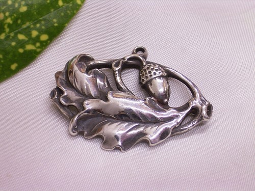 Jugendstil silberbrosche 935 - silberbrosche,,