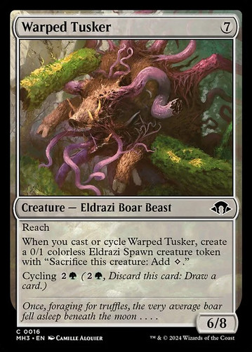 Magic mtg warped tusker mh3 - magic/mtg, mh3-16
