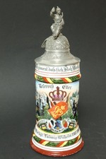 Alter Reservistenkrug Infanterie Regiment 111 Rastatt Baden Krug Bierkrug Krüge