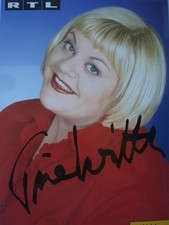 Autogramm Tine WITTLER TV Moderatorin RTL Karte natürlich handsigniert  xyz