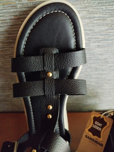Sansibar leder sandale 40 - leder, gr