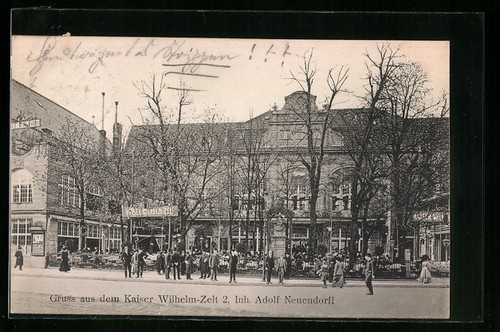 Berlin tiergarten gasthaus - ak, berlin-tiergarten,