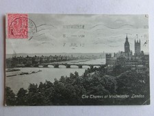 Alte AK London The Thames at Westminster um 1910 [aW991]