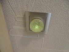 Nachtlicht - Vintage Grünliche Farbe