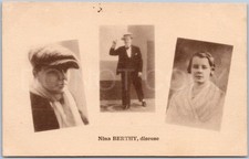 Vintage Postkarte Nina Berthy DRAG ACT Portraits Entertainer