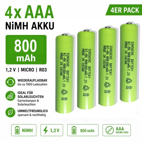 Aaa nimh 800 - 4x,