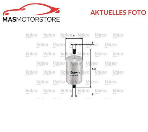 Kraftstofffilter valeo 587001 - kraftstofffilter,