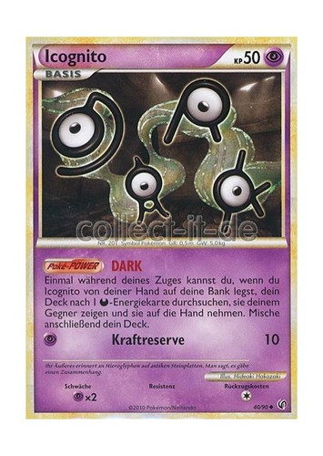 Pokemon icognito - -,