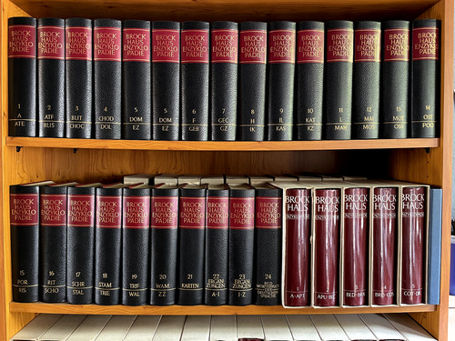 Brockhaus enzyklopädie jhg - enzyklopädie,,