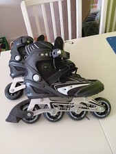Inline Skates für Erwachsene muuwmi Gr.42 , schwarz/weiß 