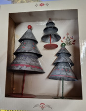 Dekoobjekt Baum Folk 3er Set Metall - neu in OVP