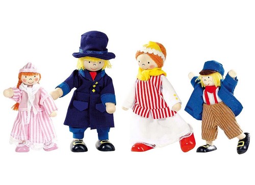 Biegepuppen kaufmannsfamilie - biegepuppen,
