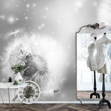 Fototapete Blumen Wohnzimmer Schlafzimmer Schwarz Weiss Vlies Tapete 9401c