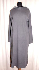 YELLAMARIS Loungwear Kapuzenkleid Nachthemd Taschen anthrazit NEU