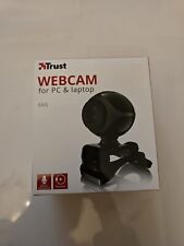 Trust 17003 Exis Webcam mit Mikrofon 0,3 Megapixel Schwarz für PC und Laptop Neu