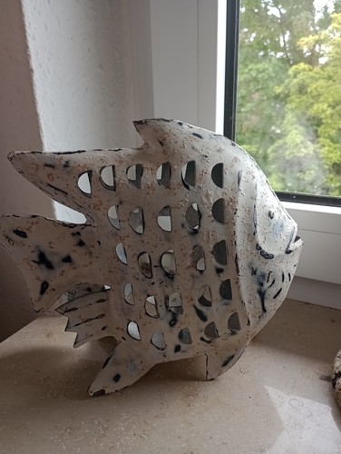Fisch metall handarbeit - fisch,