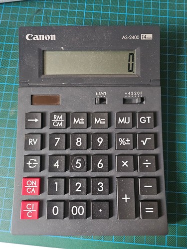 Canon 2400 tischrechner - as-2400,