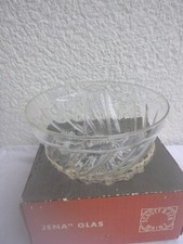 Alte Gugelhupf Backform JENAer Glas feuerfest in OVP  50er Jahre D= 20 cm