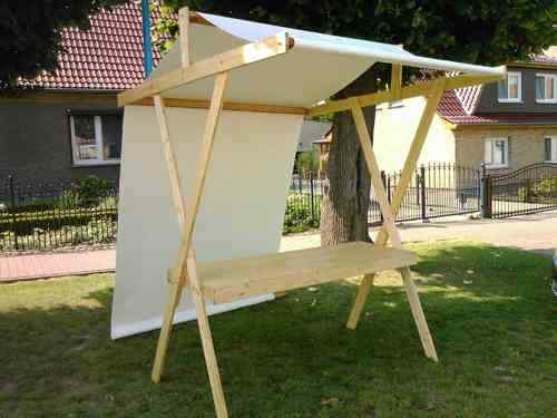 Marktstand nostalgie holz pvc - nostalgie,