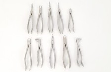 10x Extraktionszangen Wurzelzangen Dental Zahnarzt Forceps Zange Stoma Hu-Friedy