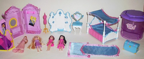 Polly pocket puppen himmelbett - puppen,