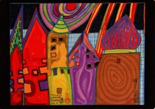 Kunstkarte Hundertwasser