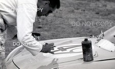 Simca Abarth Cie 1300 Bialbero Le mans 24 1962 Oreiller Spychiger Negativ Foto