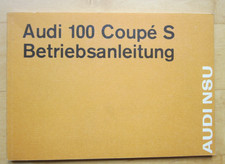 Betriebsanleitung Audi 100