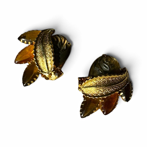 Vintage ohrclips gold - vintage,
