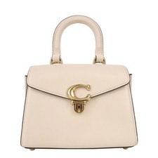 Coach Damen Tasche Creme Leder