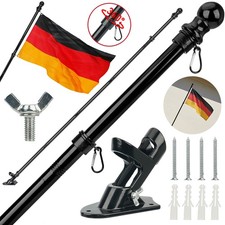 6ft Fahnenhalter Wand