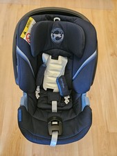 Cybex Aton 5 Navy Blue Babyschale gebraucht inkl. Isofix