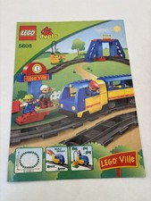 LEGO® Bauanleitung Duplo Ville 5608 Eisenbahn Starter Instruction ungelocht H76