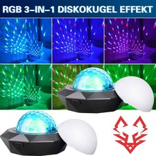 2x Mini LED Discokugel Lichteffekt RGB DJ lichtorgel USB Bühnenbeleuchtung UKing