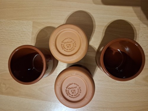 Becher aus ton neuwertig - 4,