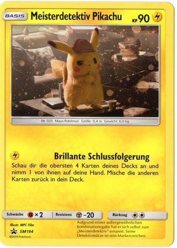 Meisterdetektiv pikachu sm194 - pikachu,