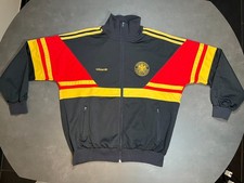 Adidas DFB Jacke 1986 1988 Gr. 54 L / XL Schwarz Rot Gold Deutschland Vintage