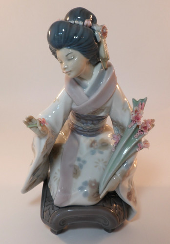 Lladro japanische lady - 7,