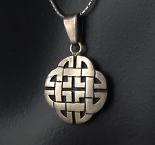 Anhänger Sterlingsilber Knoten keltisch geschwärzt - markant & zeitlos schön 