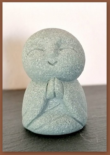 Mini mönch statue resin - mini, mönch-statue