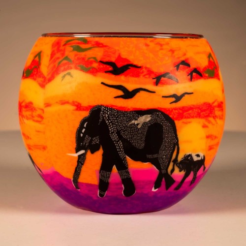 Leuchtglas 21102 elefant - leuchtglas,