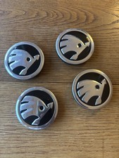 4 x Original Skoda Nabenkappen