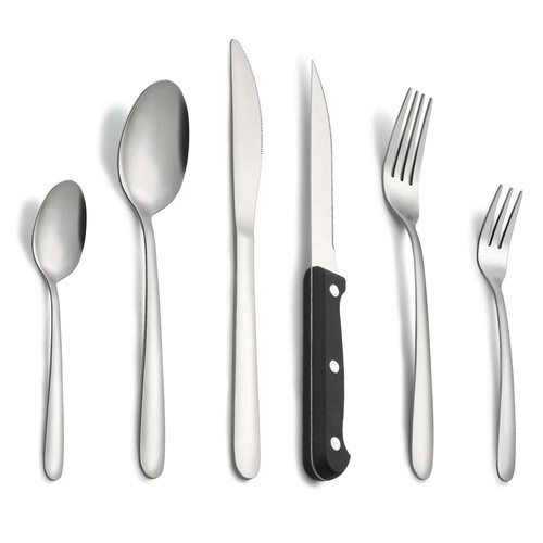 Besteckset edelstahl silber - besteckset,