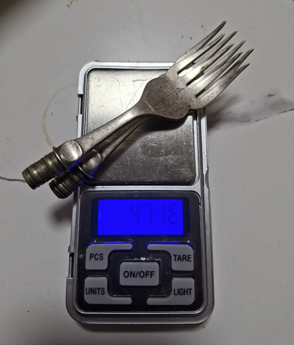 Silberbesteck einzelteil 2x - silberbesteck, einzelteil: