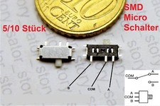 SMD Miniatur Schiebeschalter